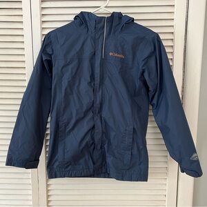 Columbia Kids'/ Boys Blue Rain Jacket omnitech